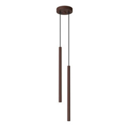Sollux Lighting Pastelo Steel Brown 2 Lights Modern Pendant Lamps - thumbnail 1