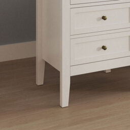 Melody Maison Pair Of 3 Drawer Bedside Table - Rowley Pale Cream Range - thumbnail 5