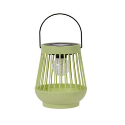 Set Of 4 Solar Powered Viva Colourful Lanterns - Weatherproof Fluted Design Outdoor Garden Led Light Decorations - H15 X 13Cm Dia - thumbnail 4
