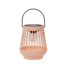 Set Of 4 Solar Powered Viva Colourful Lanterns - Weatherproof Fluted Design Outdoor Garden Led Light Decorations - H15 X 13Cm Dia - thumbnail 5