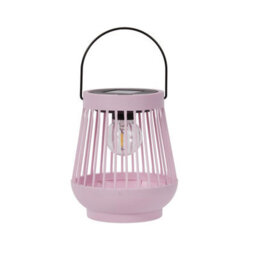 Set Of 4 Solar Powered Viva Colourful Lanterns - Weatherproof Fluted Design Outdoor Garden Led Light Decorations - H15 X 13Cm Dia - thumbnail 2