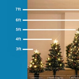 Christmas Tree World The 4Ft/120Cm Frosted Led Pine Fibre Optic Tree - thumbnail 8