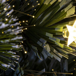 Christmas Tree World The 4Ft/120Cm Frosted Led Pine Fibre Optic Tree - thumbnail 5