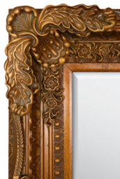 Mirroroutlet Carved Louis Gold Antique Style Dress Mirror 175 X 89 - thumbnail 4