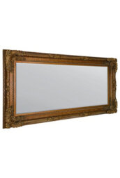 Mirroroutlet Carved Louis Gold Antique Style Dress Mirror 175 X 89 - thumbnail 7