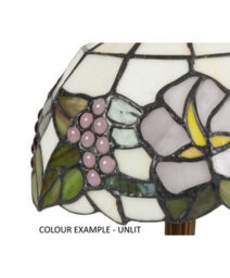 Lighting Supermarket Lily Small Tiffany Style Stained Glass Traditional Table Lamp - thumbnail 5
