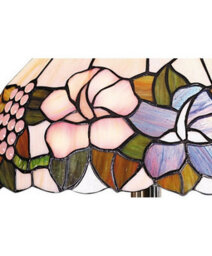 Lighting Supermarket Lily Small Tiffany Style Stained Glass Traditional Table Lamp - thumbnail 7