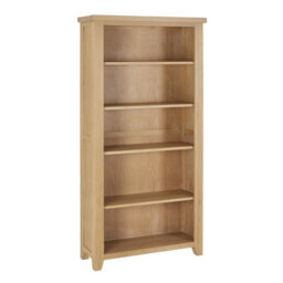 The Furniture Market Cheshire Whitewash Oak Large Tall Bookcase - thumbnail 4