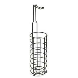 Ohs Wire Toilet Roll Holder Freestanding Storage Rust Resistant Metal - thumbnail 4