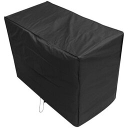 Oxbridge Black 2 Seater 1.2M 4Ft Waterproof Outdoor Garden Bench Furniture Cover - thumbnail 1