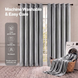 Marlow Velvet Blackout Curtains Thermal Insulated For Bedroom Living Room - thumbnail 9