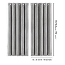 Marlow Velvet Blackout Curtains Thermal Insulated For Bedroom Living Room - thumbnail 4