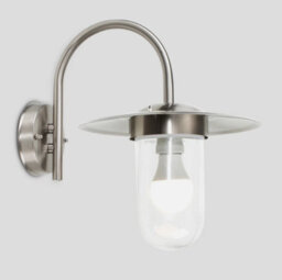 Swan Neck Garden Wall Light Outdoor Outside Path Lamp Lantern Shade Bathroom - thumbnail 6