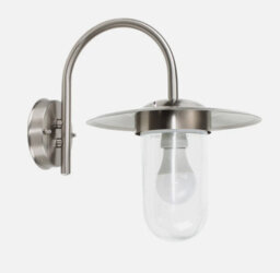 Swan Neck Garden Wall Light Outdoor Outside Path Lamp Lantern Shade Bathroom - thumbnail 2