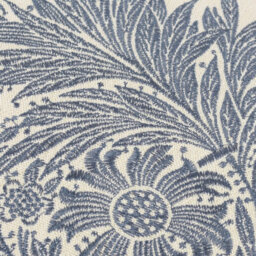 Morris & Co Marigold Embroidered Velvet Cushion Cover - thumbnail 5