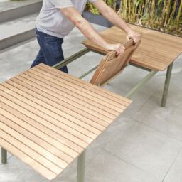 GoodHome Akoa Wooden 8 Seater Extendable Rectangular Table - thumbnail 8