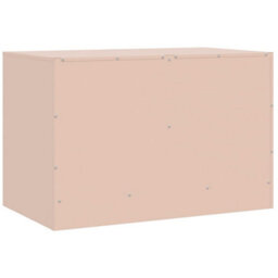 Berkfield Sturdy Tv Cabinet Pink 67X39X44 Cm Steel - thumbnail 8