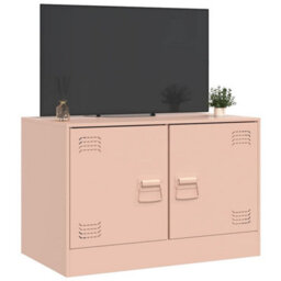 Berkfield Sturdy Tv Cabinet Pink 67X39X44 Cm Steel - thumbnail 4
