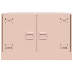 Berkfield Sturdy Tv Cabinet Pink 67X39X44 Cm Steel - thumbnail 5