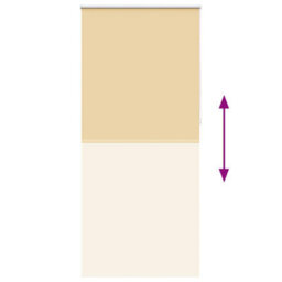 Walplus Beige Blackout Roller Blind 80 X 230 Cm - Complete Light Blocking Window Shade - thumbnail 9