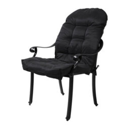 Living And Home Black Garden Chair Seat Pad Cushion Waterproof Outdoor Bench Swing Chair Egg Chair Seat Cushion 110Cm L X 48Cm W - thumbnail 4