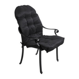 Living And Home Black Garden Chair Seat Pad Cushion Waterproof Outdoor Bench Swing Chair Egg Chair Seat Cushion 110Cm L X 48Cm W