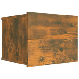 Berkfield Bedside Cabinets 2 Pcs Smoked Oak 40X30X30 Cm Engineered Wood - thumbnail 5
