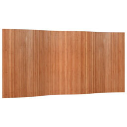 Vidaxl Room Divider Brown 165X400 Cm Bamboo - thumbnail 2