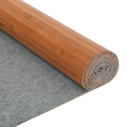 Vidaxl Room Divider Brown 165X400 Cm Bamboo - thumbnail 6