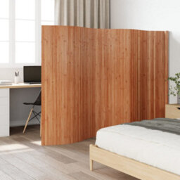 Vidaxl Room Divider Brown 165X400 Cm Bamboo - thumbnail 1