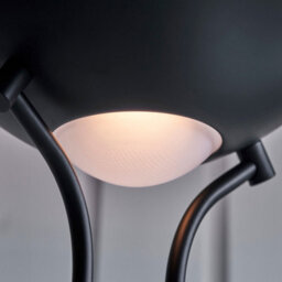 Luminosa Lighting Luminosa Rome Mother & Child Lamp Matt Black, Opal Glass, 1X R7S - thumbnail 4