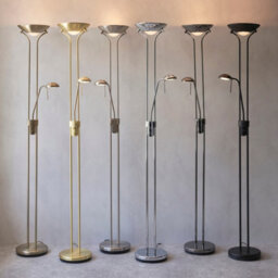 Luminosa Lighting Luminosa Rome Mother & Child Lamp Matt Black, Opal Glass, 1X R7S - thumbnail 7