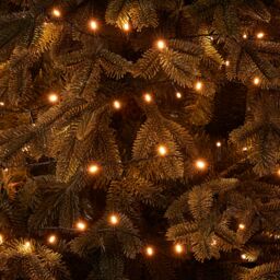 200 Warm White Led String Lights With Timer Function Green Cable - thumbnail 3