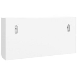 Berkfield Key Cabinet White 40X8.5X20 Cm Engineered Wood&steel - thumbnail 8