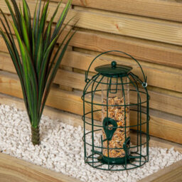 Pack Of 2 Wild Bird Seed Feeder Cage With Squirrel Guard - thumbnail 5