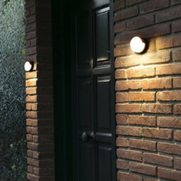 Ultra Beam Lighting Ultrabeam Round Black Outdoor Led Wall Light 6 Watt Led 600 Lumen Dia. 150mm - thumbnail 1