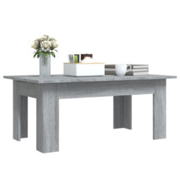 Walplus Coffee Table Grey Sonoma 100X60X42 Cm Engineered Wood - thumbnail 4