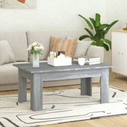 Walplus Coffee Table Grey Sonoma 100X60X42 Cm Engineered Wood - thumbnail 3