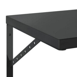 Berkfield Wall Shelves 2 Pcs 50X40 Cm Black Stainless Steel - thumbnail 8