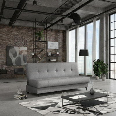 Enduro Xiii Sofa Modern Upholstered Living Room Sofa Comfortable And Stylish Available In Multiple Colors Light Grey Melange - image 1