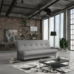 Enduro Xiii Sofa Modern Upholstered Living Room Sofa Comfortable And Stylish Available In Multiple Colors Light Grey Melange - thumbnail 1