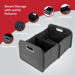 Spares2Go Car Boot Organiser With Mesh Pocket, Washable And Collapsible X 2 - thumbnail 4