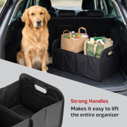 Spares2Go Car Boot Organiser With Mesh Pocket, Washable And Collapsible X 2 - thumbnail 8