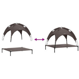 Walplus Brown Dog Bed Xl Steel Frame Raised Pet Bed - thumbnail 9
