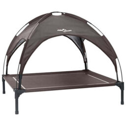 Walplus Brown Dog Bed Xl Steel Frame Raised Pet Bed - thumbnail 2