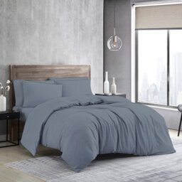 Mistymorning Plain Duvet Cover Soft Sets, & Premium Quality Bedding & Linen, Polycotton With 200 Thread Count. - thumbnail 1