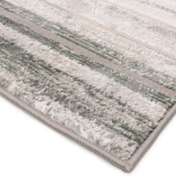 The Rug Edit Ritz Metallic Stripe Green Living Room Rug - 160X220Cm - thumbnail 5