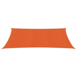 Berkfield Sunshade Sail 160 G/m2 Orange 2.5X5 M Hdpe - thumbnail 2