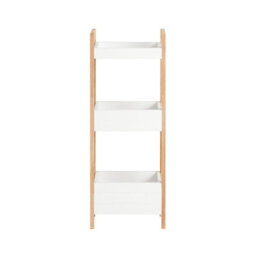 Sobuy Frg226-Nw, 3 Tiers Bathroom Shelf Storage Display Shelf Rack Organizer Shelving Unit,wood Effect,w28Xd20Xh74 - thumbnail 1