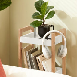 Sobuy Frg226-Nw, 3 Tiers Bathroom Shelf Storage Display Shelf Rack Organizer Shelving Unit,wood Effect,w28Xd20Xh74 - thumbnail 4